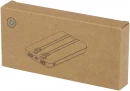 Adhil 10 000 mAh 10 W taaskasutatud plastist akupank kahe sisseehitatud kaabliga