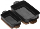 2-Pack Gratin Dishes Recycled Stoneware