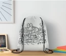 Krookpaeltega kott CARRYDRAW