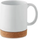 Sublimation ceramic cork mug