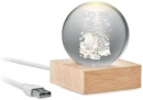 Led valgusega jõulupall Santa Light