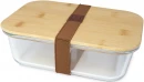 Roby glass lunch box with bamboo lid