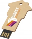 Maja-kujuline USB 2.0 mälupulk