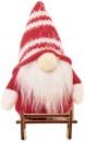 Päkapikk puidust saanil Frosty Sleigh