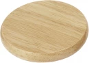 Scoll wooden coaster with bottle opener