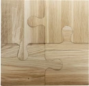 SCX.design K05 oak puzzle cutting board