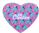 Südamekujuline hiirematt CreaFelt Cursor Love RPET