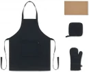 Taaskasutatud puuvillast köögikomplekt Gala Set