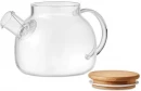 Teekann borosilikaatklaasist, 850ml