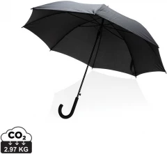 23" Impact AWARE™ RPET 190T standard auto open umbrella, blu, 2% müügitulust annetatakse, Loodussäästlik valmistamisprotsess, Automaatselt avanev