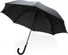 23" Impact AWARE™ RPET 190T standard auto open umbrella, blu, 2% müügitulust annetatakse, Loodussäästlik valmistamisprotsess, Automaatselt avanev