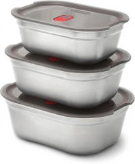 3-osaline lõunasöögikarpide komplekt Black+Blum