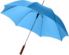 Lisa 23" auto open umbrella with wooden handle