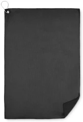 RPET golf towel with hook clip