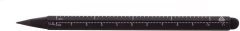 Ruloid inkless pen with ruler