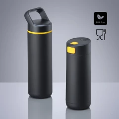 Expedition Set: coffee mug 450 ml & steel water bottle 650 ml
