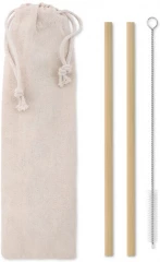 Joogikõrte komplekt NATURAL STRAW