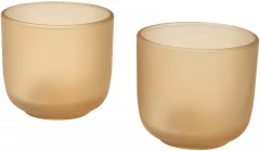 Male 200 ml glass cups - set of 2