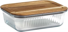 Citizen Green Purlunch 1000 ml borosilicate glass lunch box