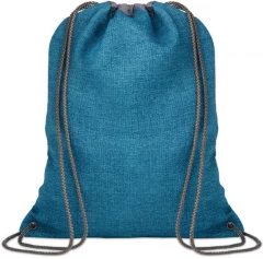 1200D heathered drawstring bag