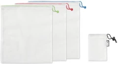 Krookpaeltega kottide komplekt VEGGIE SET RPET