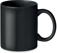 Coloured ceramic mug in box