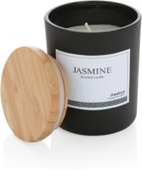 Lõhnaküünal Ukiyo deluxe, Bambusest kaanega, Jasmiinilõhnaline