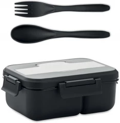 Lunch box with cutlery in PP