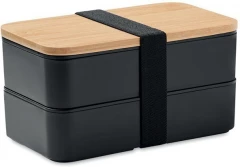 Lunch box in PP and bamboo lid