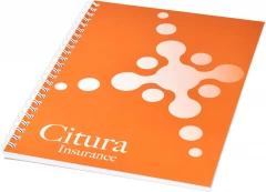 Märkmik Desk-Mate® A5 synthetic cover, Rebitavad lehed, Üleni personaliseeritav