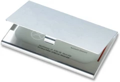 Aluminium business card holder