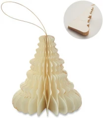 Christmas paper tree hanger