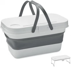 Collapsible picnic basket