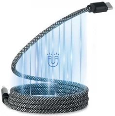 Punutud magnetiline RPET laadimiskaabel Braid