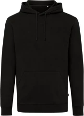 Iqoniq Jasper recycled cotton hoodie, black