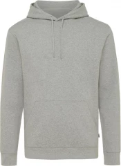 Iqoniq Torres recycled cotton hoodie undyed, heather grey