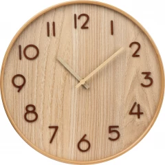 Wooden wall clock