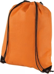 Evergreen non-woven drawstring backpack