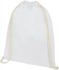 Oregon 100 g/m² cotton drawstring backpack