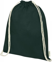 Orissa 100 g/m² organic cotton drawstring backpack 5L