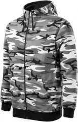 Sweatshirt meeste, Camo Zipper
