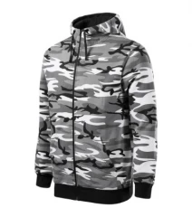 Sweatshirt meeste, Camo Zipper