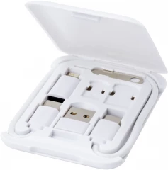 Taaskasutatud plastikust laadimisjuhe-mobiilihoidja Savvy