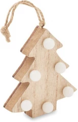 Wooden weed tree with lights