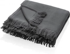 Ukiyo Keiko AWARE™ solid hammam towel 100x180cm, anthracite