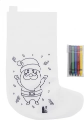 Värvitav RPET jõulusokk Julfar Gift