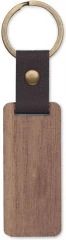 Key ring in walnut and PU