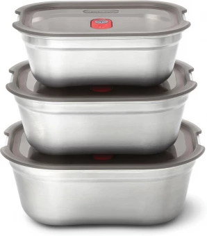 3-osaline lõunasöögikarpide komplekt Black+Blum