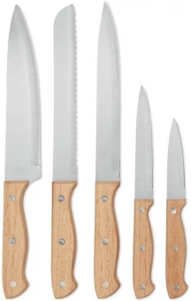 5-osaline noakomplekt puidust alusel Gourmet