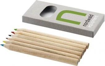 6-osaline värvipliiatsikomplekt